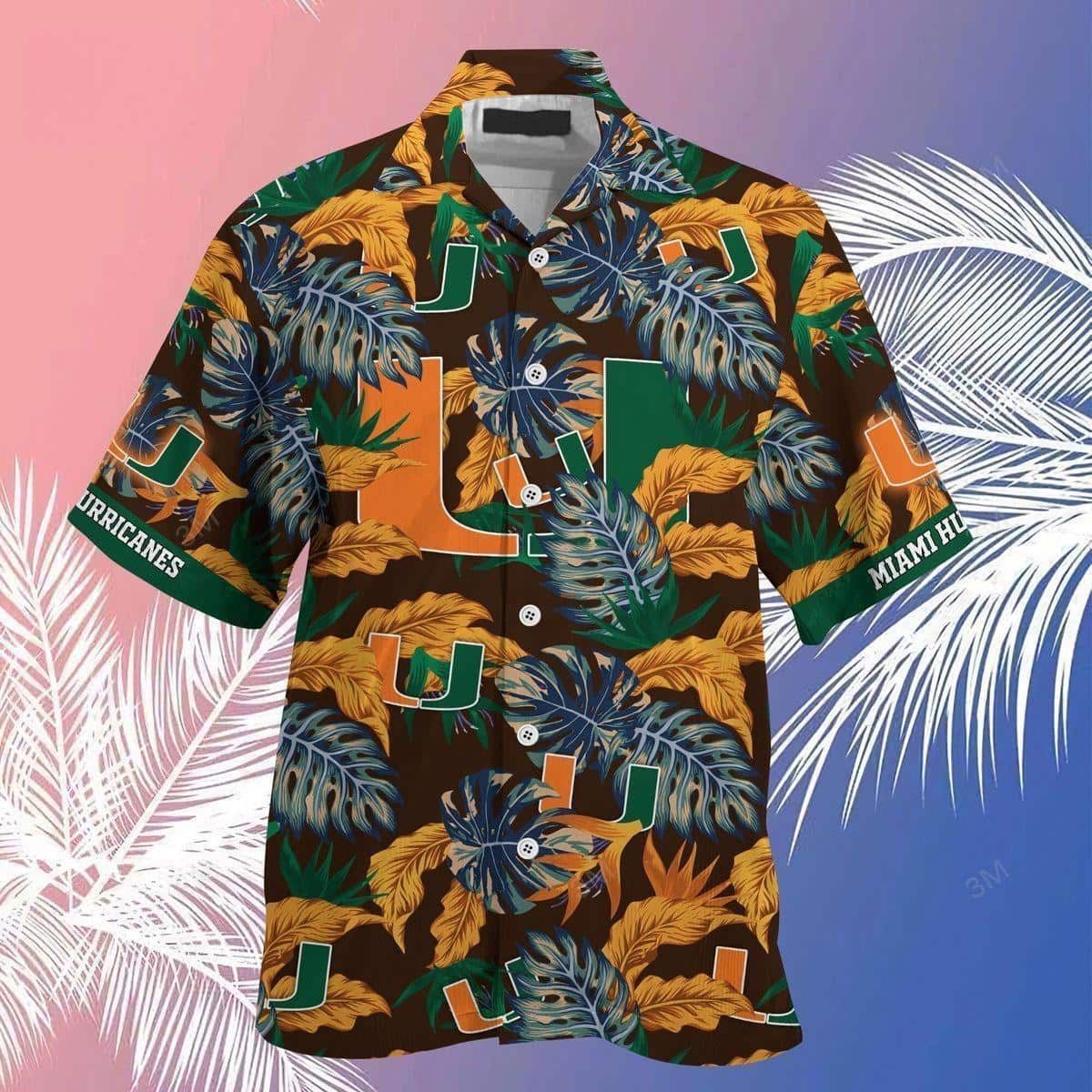 Miami Hurricanes Hawaiian Shirt Stress Blessed Obsessed Summer Beach Gift Miami Hurricanes Hawaiian Shirt Stress Blessed Obsessed Summer Beach Gift