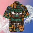 Miami Hurricanes Hawaiian Shirt Stress Blessed Obsessed Summer Beach Gift Miami Hurricanes Hawaiian Shirt Stress Blessed Obsessed Summer Beach Gift