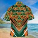 Miami Hurricanes Hawaiian Shirt Football Gift For Beach Lovers