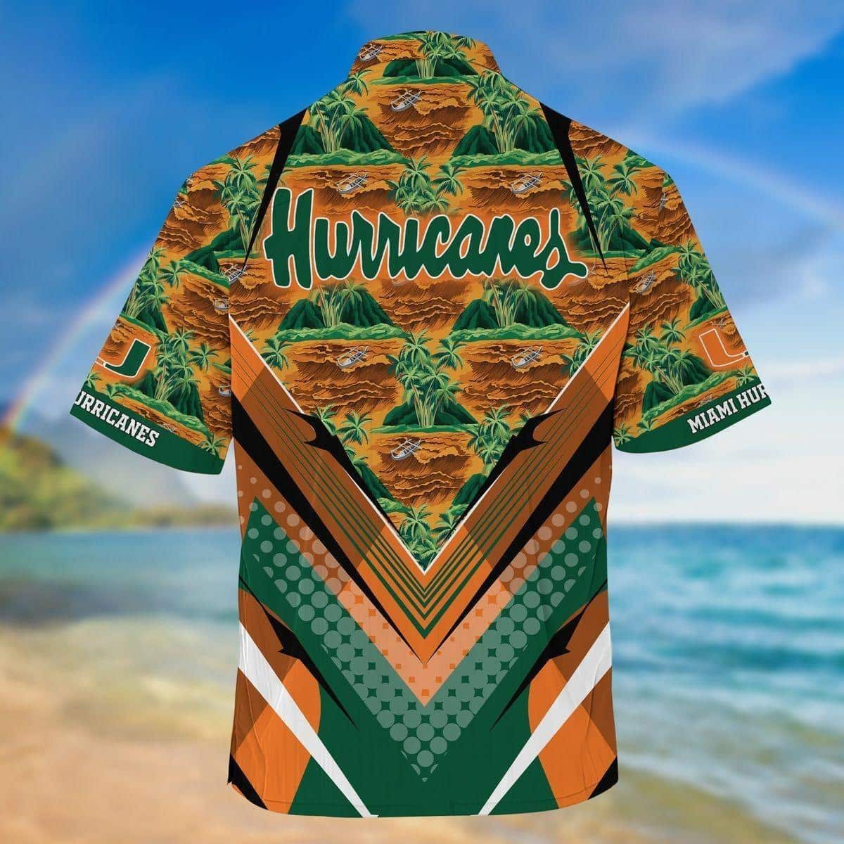 Miami Hurricanes Hawaiian Shirt Football Gift For Beach Lovers Miami Hurricanes Hawaiian Shirt Football Gift For Beach Lovers