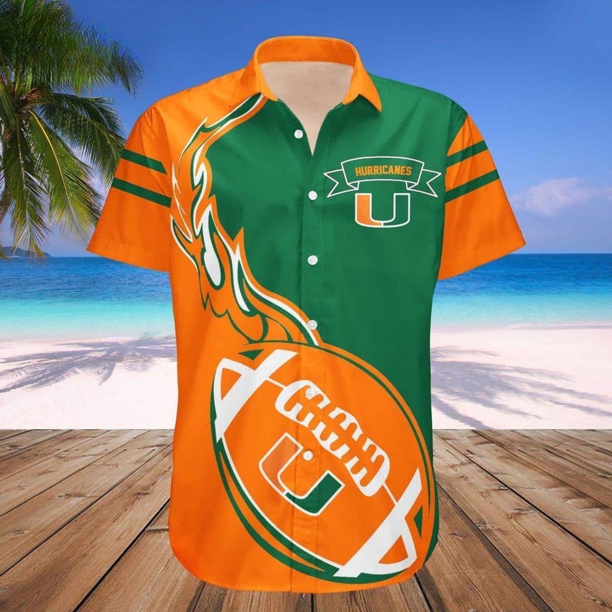 NCAA Miami Hurricanes Hawaiian Shirt Gift For College Football Fans NCAA Miami Hurricanes Hawaiian Shirt Gift For College Football Fans