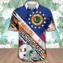 Miami Hurricanes Hawaiian Shirt Football Gift For Boyfriend Miami Hurricanes Hawaiian Shirt Football Gift For Boyfriend