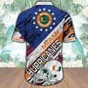 Miami Hurricanes Hawaiian Shirt Football Gift For Boyfriend Miami Hurricanes Hawaiian Shirt Football Gift For Boyfriend