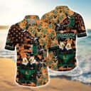 Mickey Mouse Disney Miami Hurricanes Hawaiian Shirt For Beach Lovers