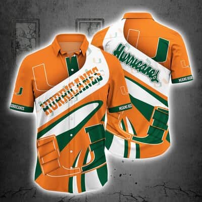 Miami Hurricanes Hawaiian Shirt Gift For Football Coach Miami Hurricanes Hawaiian Shirt Gift For Football Coach