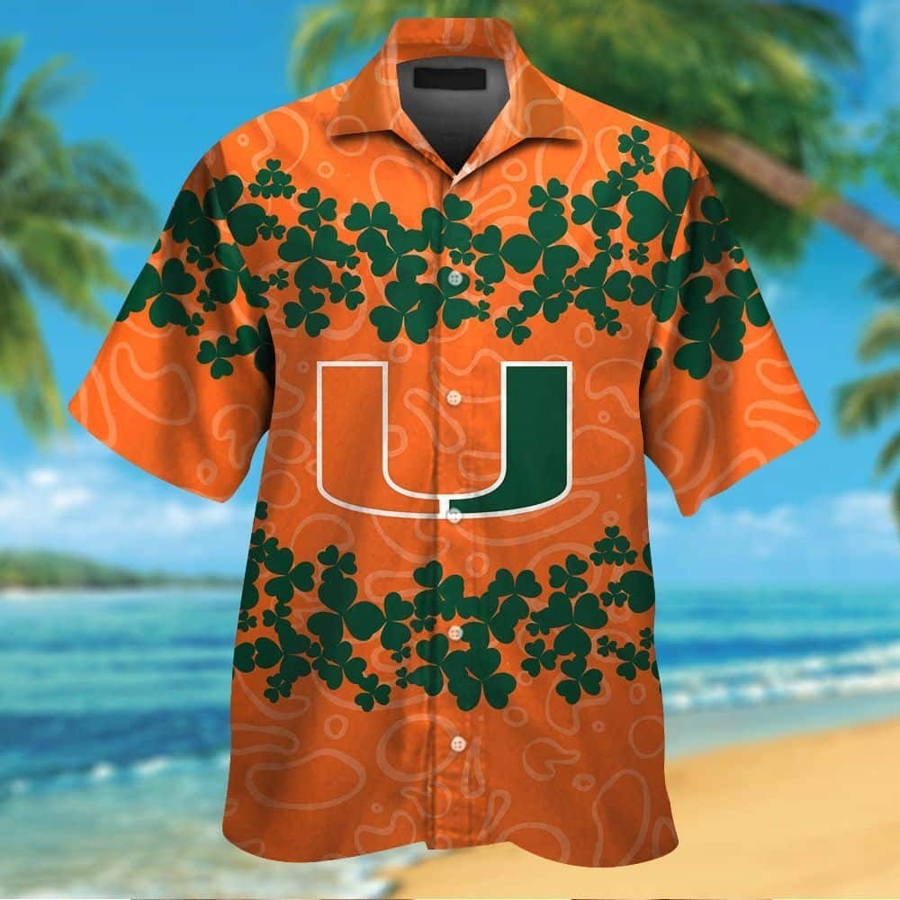 Miami Hurricanes Hawaiian Shirt Tropical Aloha Summer Gift For Friend