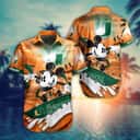 Mickey Mouse Disney Miami Hurricanes Hawaiian Shirt Practical Beach Gift Mickey Mouse Disney Miami Hurricanes Hawaiian Shirt Practical Beach Gift