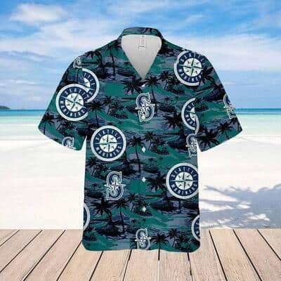 Seattle Mariners Hawaiian Shirt Island Pattern Summer Beach Gift Seattle Mariners Hawaiian Shirt Island Pattern Summer Beach Gift
