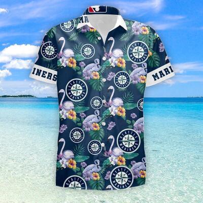 Seattle Mariners Hawaiian Shirt Tropical Pattern Beach Gift For Baseball Fans Seattle Mariners Hawaiian Shirt Tropical Pattern Beach Gift For Baseball Fans