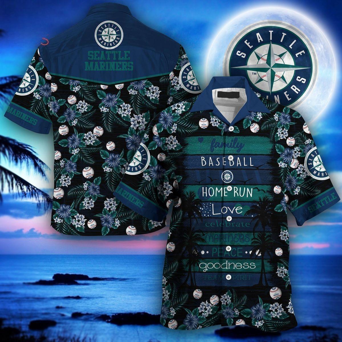 MLB Seattle Mariners Hawaiian Shirt Gift For Beach Vacation MLB Seattle Mariners Hawaiian Shirt Gift For Beach Vacation
