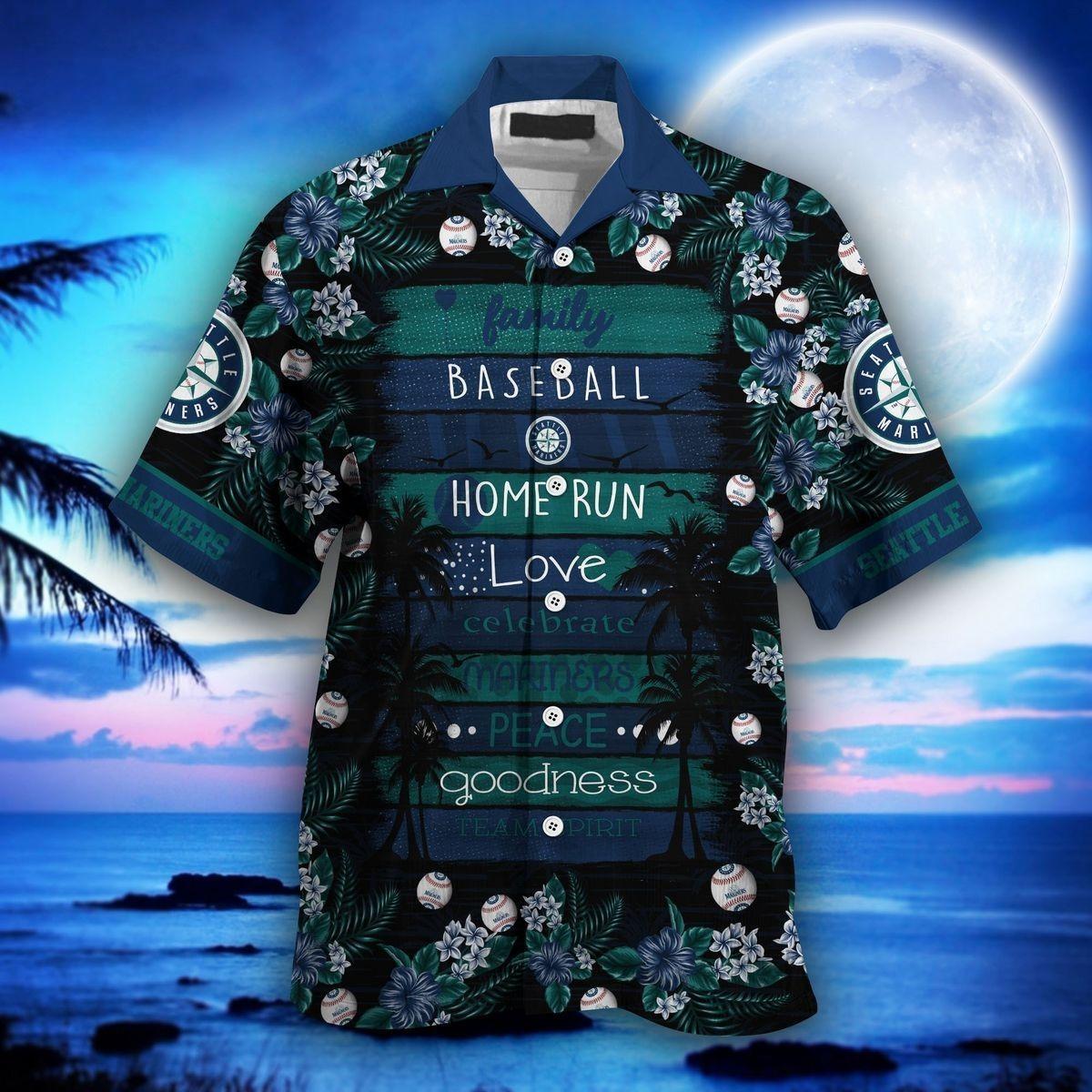 MLB Seattle Mariners Hawaiian Shirt Gift For Beach Vacation MLB Seattle Mariners Hawaiian Shirt Gift For Beach Vacation