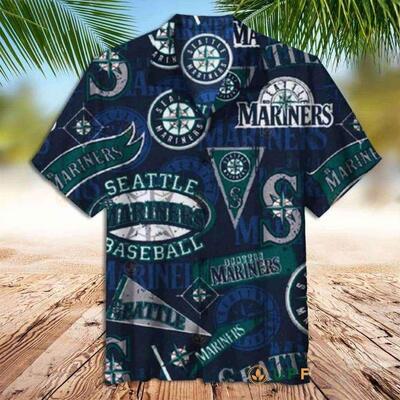Seattle Mariners Hawaiian Shirt Summer Gift For Baseball Fans Seattle Mariners Hawaiian Shirt Summer Gift For Baseball Fans