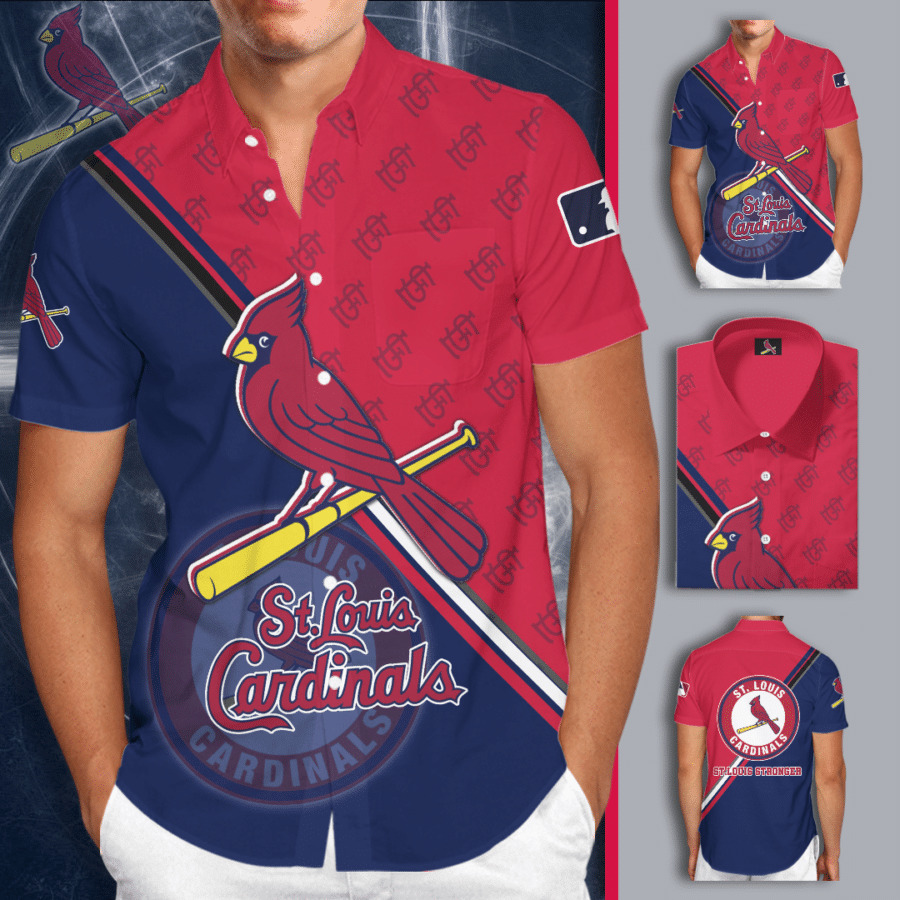 St. Louis Cardinals Hawaiian Shirt Birthday Gift For Beach Lovers St. Louis Cardinals Hawaiian Shirt Birthday Gift For Beach Lovers