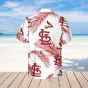 St. Louis Cardinals Hawaiian Shirt Palm Leaves Pattern All Over Print St. Louis Cardinals Hawaiian Shirt Palm Leaves Pattern All Over Print