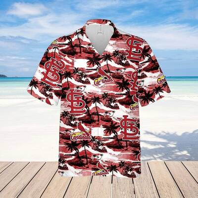 St. Louis Cardinals Hawaiian Shirt Sea Island Pattern Gift For Beach Vacation