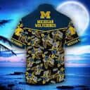 Michigan Wolverines Hawaiian Shirt Gift For College Football Fans Michigan Wolverines Hawaiian Shirt Gift For College Football Fans