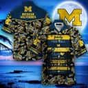 Michigan Wolverines Hawaiian Shirt Gift For College Football Fans Michigan Wolverines Hawaiian Shirt Gift For College Football Fans