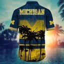 Vintage Michigan Wolverines Hawaiian Shirt Beach Lovers Gift Vintage Michigan Wolverines Hawaiian Shirt Beach Lovers Gift