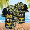 Disney Mickey Mouse Michigan Wolverines Hawaiian Shirt Cool Gift For Beach Lovers Disney Mickey Mouse Michigan Wolverines Hawaiian Shirt Cool Gift For Beach Lovers