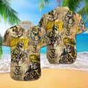 Michigan Wolverines Hawaiian Shirt Pirates Skull Sport Gift For Dad