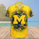 Michigan Wolverines Hawaiian Shirt Sport Gift For Beach Lovers