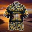 Michigan Wolverines Hawaiian Shirt Came All Day Flora Pattern Beach Gift Michigan Wolverines Hawaiian Shirt Came All Day Flora Pattern Beach Gift
