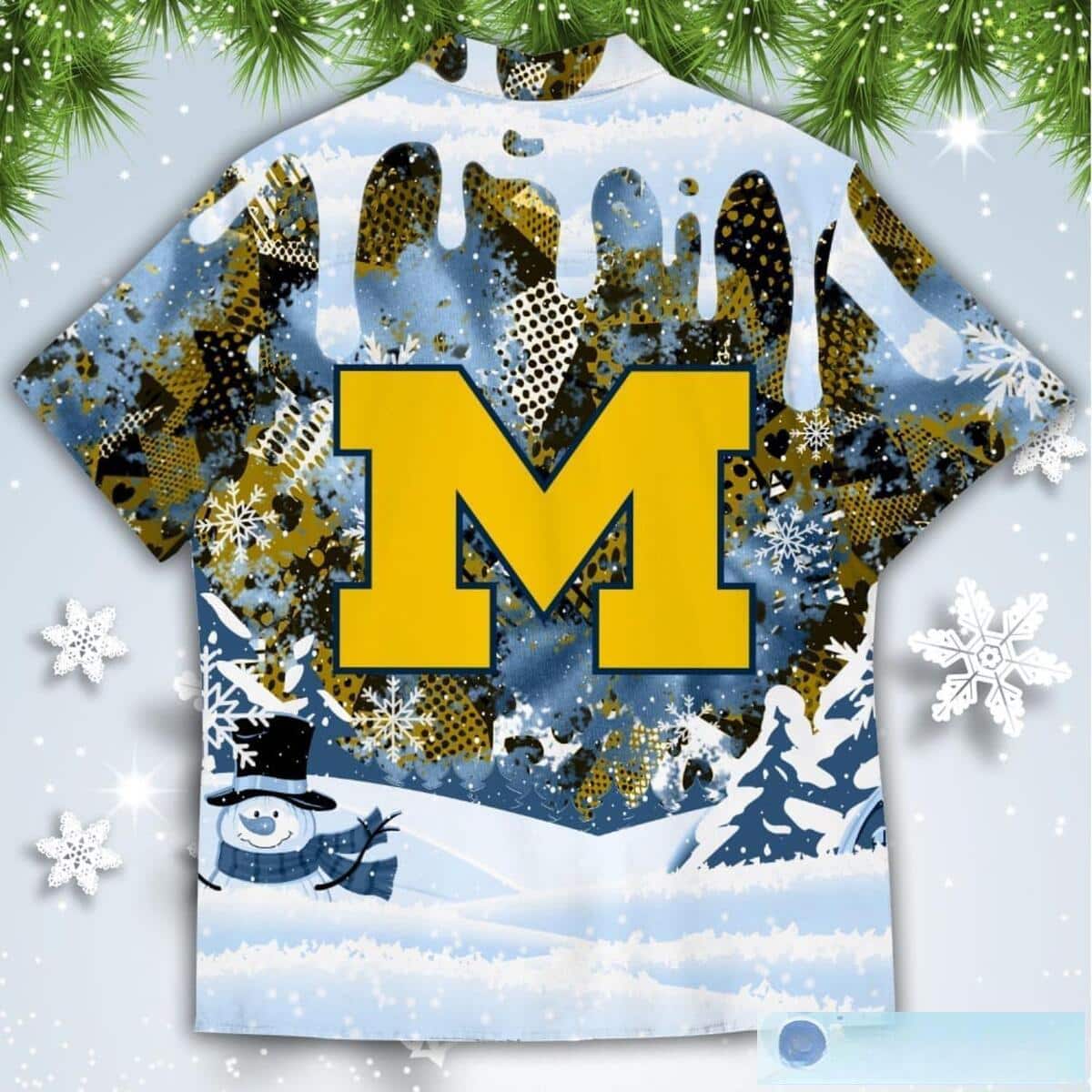 Michigan Wolverines Hawaiian Shirt Snoopy Dabbing The Peanuts Michigan Wolverines Hawaiian Shirt Snoopy Dabbing The Peanuts
