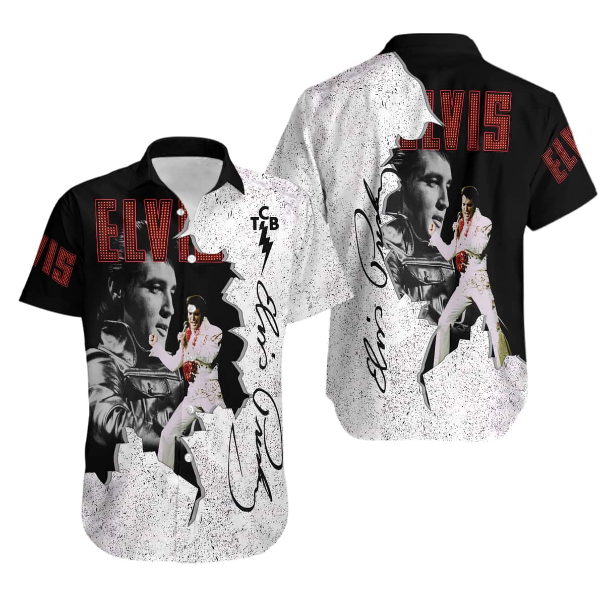 The King Of Rock And Roll Elvis Presley Hawaiian Shirt The King Of Rock And Roll Elvis Presley Hawaiian Shirt