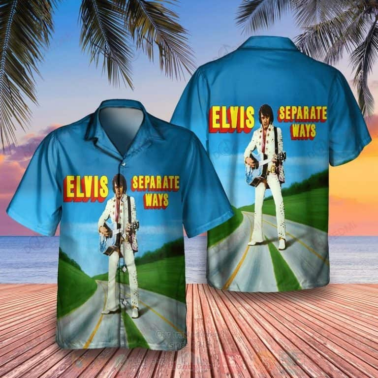 Elvis Presley Hawaiian Shirt Separate Ways Gift For Rock And Roll Lovers