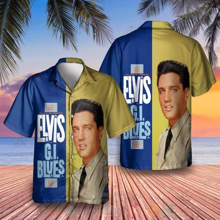 Elvis Presley G.I. Blues Hawaiian Shirt Gift For Rock And Roll Lovers