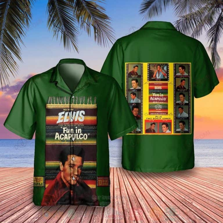 Elvis Presley Fun In Acapulco Hawaiian Shirt Rock Music Gift