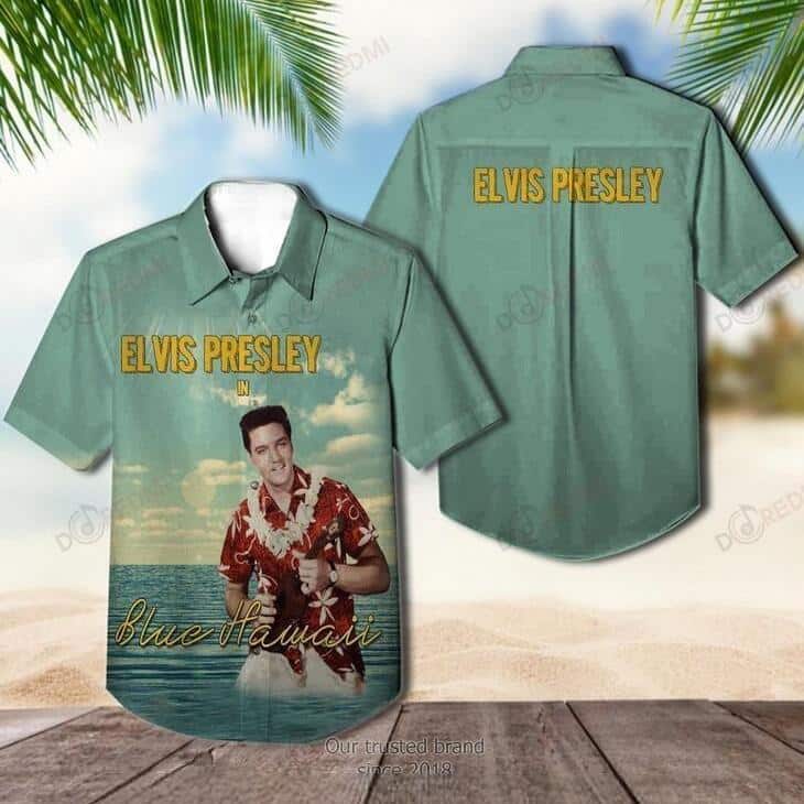 Elvis Presley Hawaiian Shirt Blue Hawaii Gift For Rock Lovers Elvis Presley Hawaiian Shirt Blue Hawaii Gift For Rock Lovers