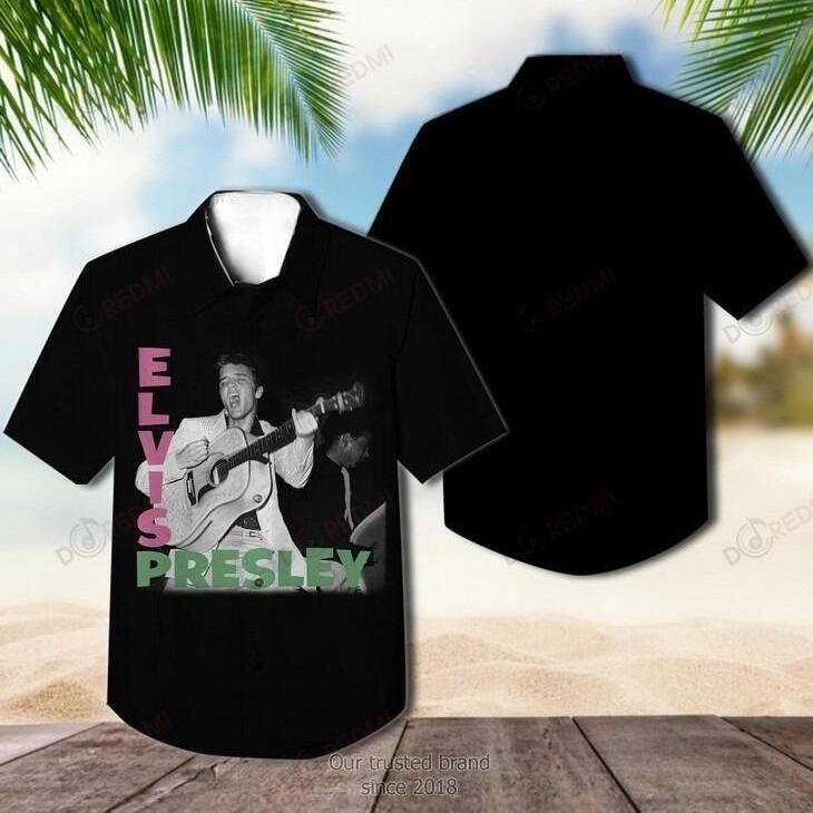 Elvis Presley Hawaiian Shirt Gift For Music Lover Boyfriend