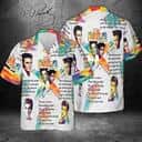 The King Of Rock And Roll Elvis Presley Hawaiian Shirt Cool Gift For Music Lovers The King Of Rock And Roll Elvis Presley Hawaiian Shirt Cool Gift For Music Lovers