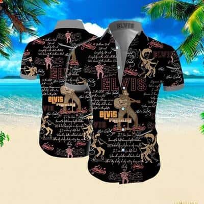 The King Of Rock And Roll Elvis Presley Hawaiian Shirt Gift For Music Fans The King Of Rock And Roll Elvis Presley Hawaiian Shirt Gift For Music Fans