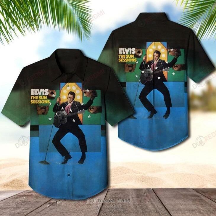 Elvis Presley The Sun Sessions Hawaiian Shirt Gift For Rock Lovers