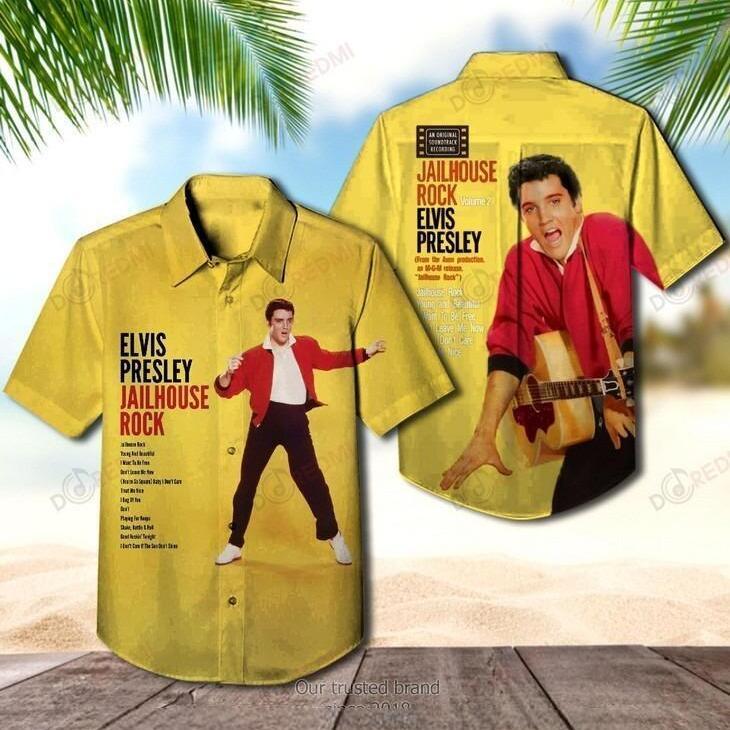 King Of Rock And Roll Elvis Presley Hawaiian Shirt Rock Music Gift King Of Rock And Roll Elvis Presley Hawaiian Shirt Rock Music Gift