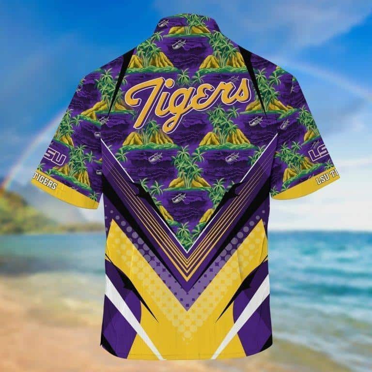 LSU Tigers Hawaiian Shirt Beach Gift For Sports Lovers LSU Tigers Hawaiian Shirt Beach Gift For Sports Lovers