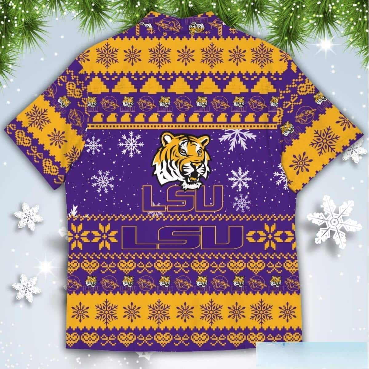 LSU Tigers Hawaiian Shirt Baby Yoda Star Wars Christmas Gift LSU Tigers Hawaiian Shirt Baby Yoda Star Wars Christmas Gift