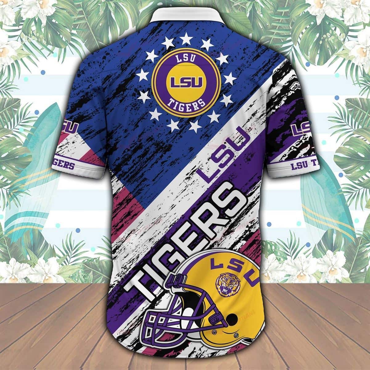 NCAA LSU Tigers Hawaiian Shirt Gift For College Football Fans NCAA LSU Tigers Hawaiian Shirt Gift For College Football Fans