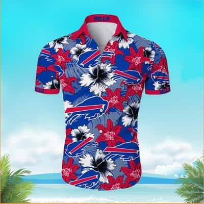 Buffalo Bills Hawaiian Shirt Tropical Flower Pattern All Over Print