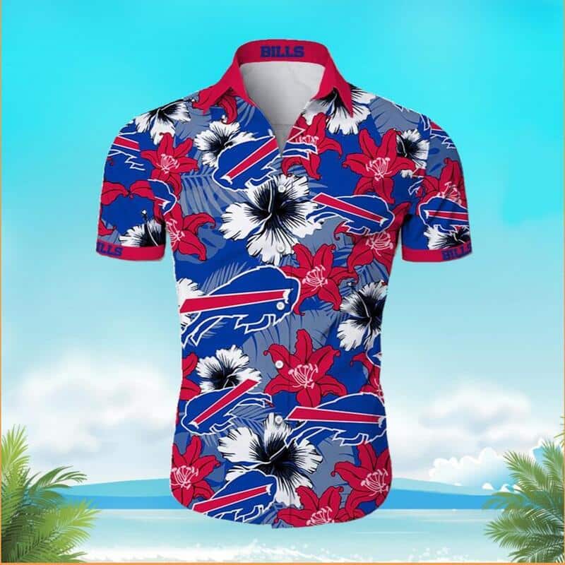 Buffalo Bills Hawaiian Shirt Tropical Flower Pattern All Over Print
