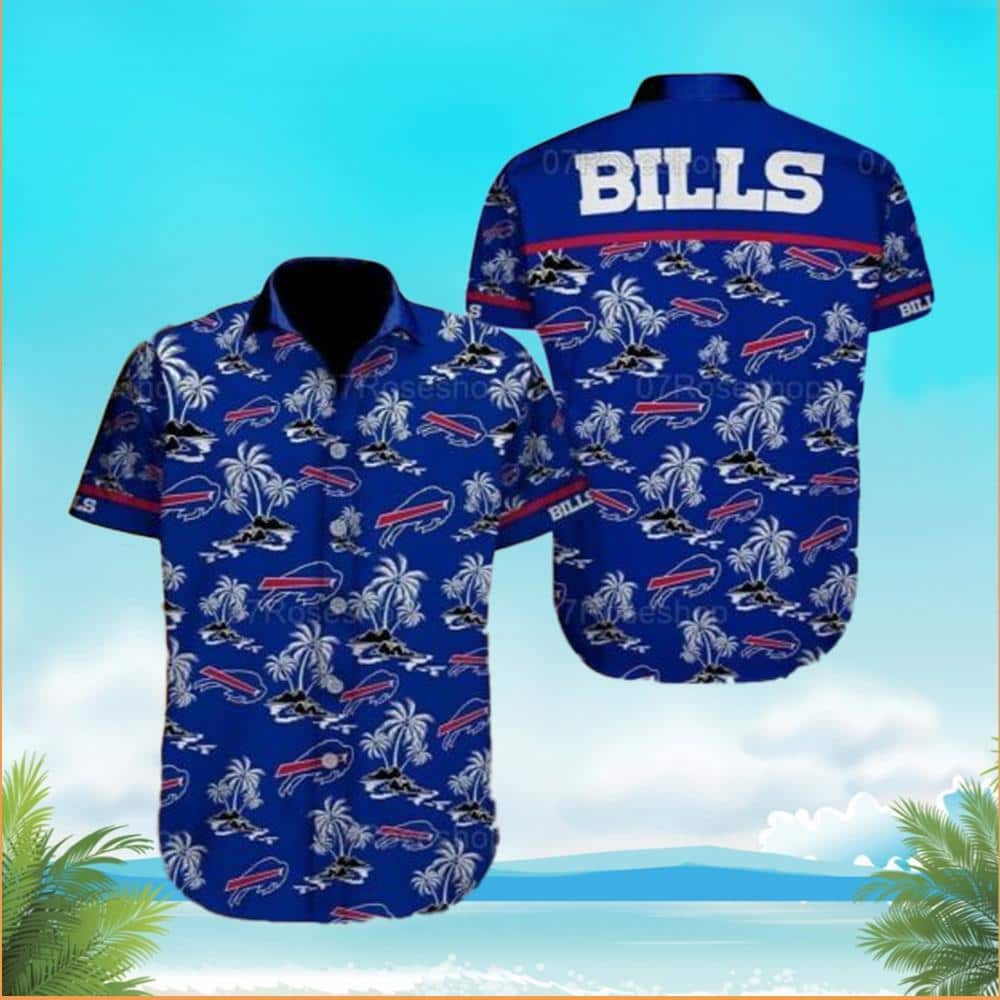 NFL Buffalo Bills Hawaiian Shirt Island Pattern Beach Gift For Him And Her