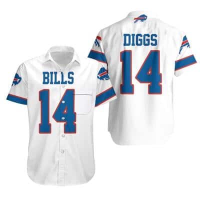 Buffalo Bills Hawaiian Shirt Diggs 14 Gift For Football Fans Buffalo Bills Hawaiian Shirt Diggs 14 Gift For Football Fans