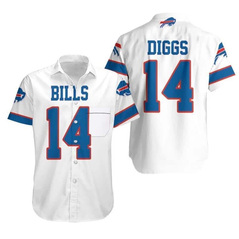 Buffalo Bills Hawaiian Shirt Diggs 14 Gift For Football Fans Buffalo Bills Hawaiian Shirt Diggs 14 Gift For Football Fans
