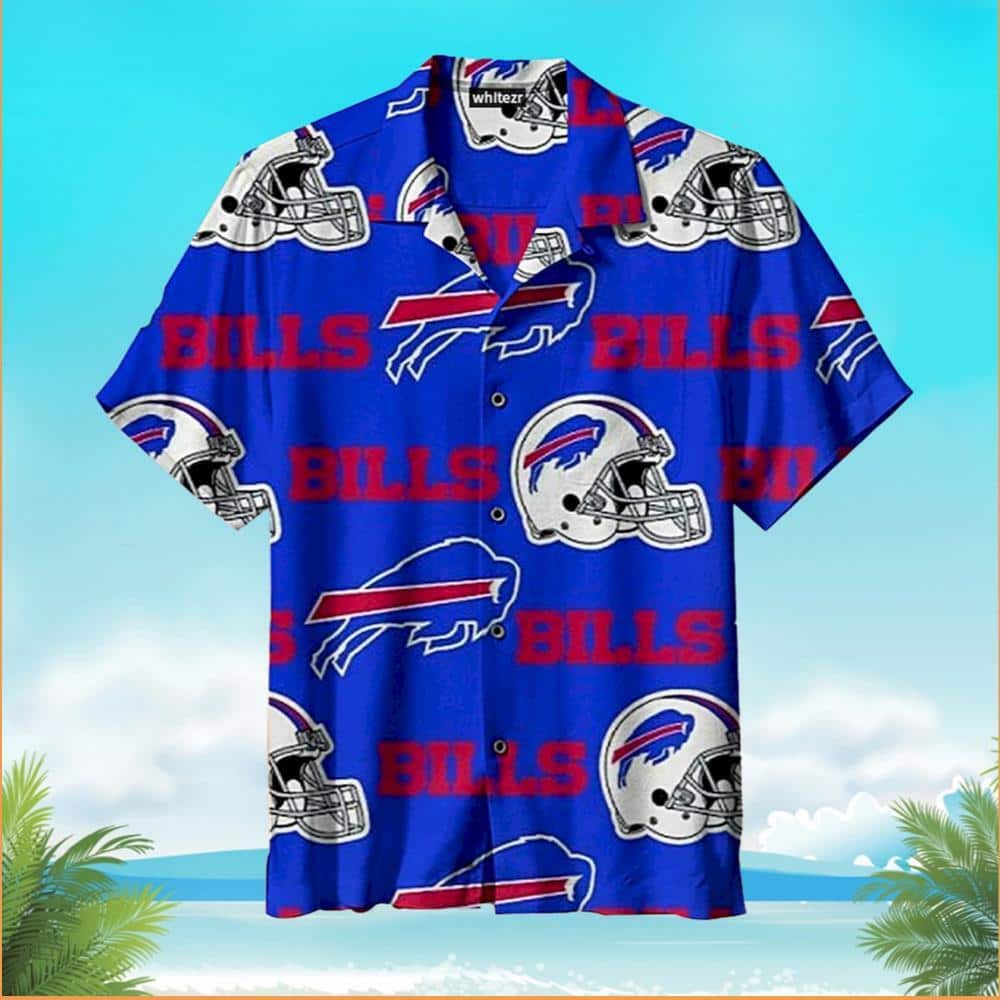 Buffalo Bills Hawaiian Shirt Football Helmet Beach Gift For Football Fans Buffalo Bills Hawaiian Shirt Football Helmet Beach Gift For Football Fans
