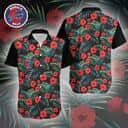 Buffalo Bills Hawaiian Shirt Hibiscus Flowers Pattern On Dark Theme Buffalo Bills Hawaiian Shirt Hibiscus Flowers Pattern On Dark Theme