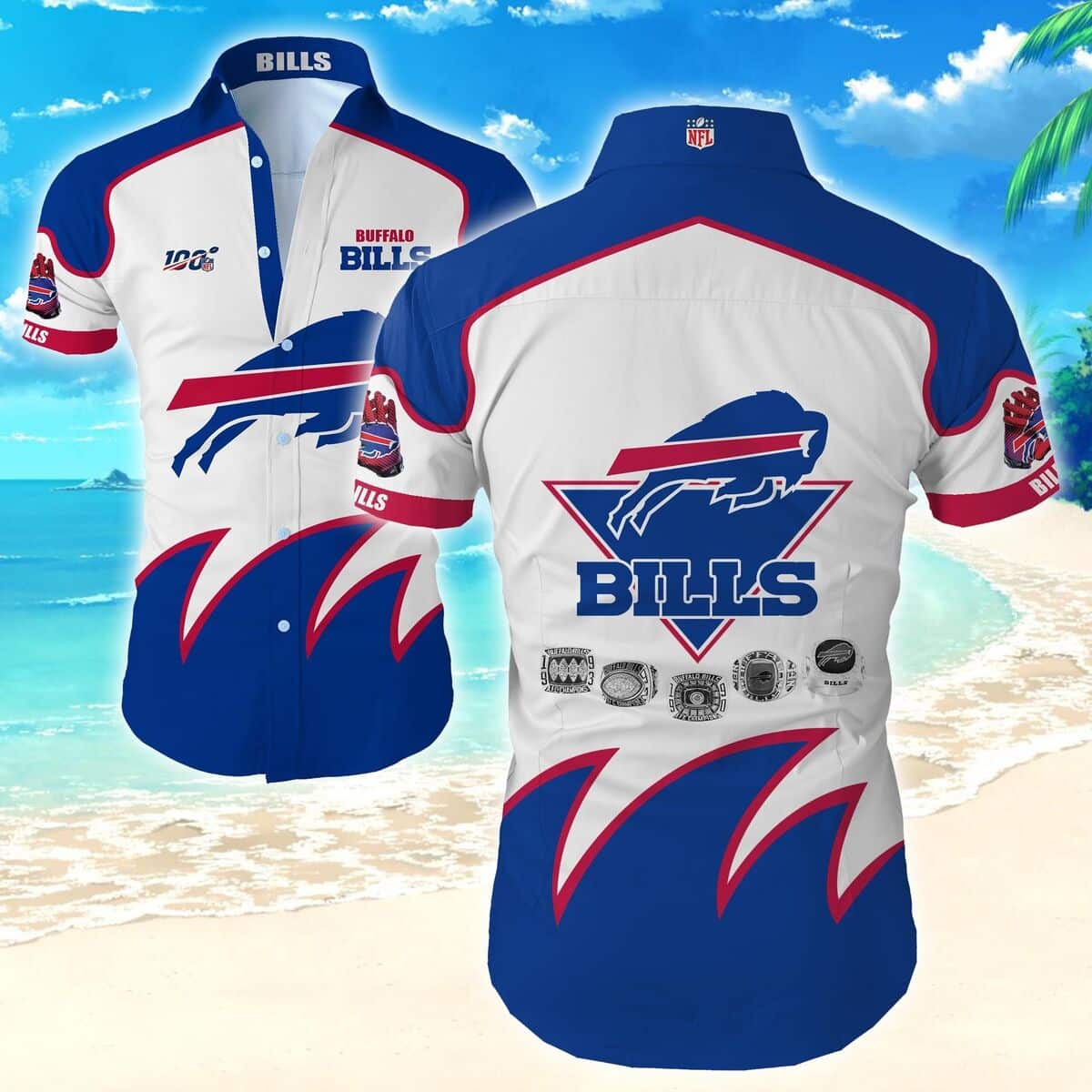 Buffalo Bills Hawaiian Shirt Birthday Gift For Football Fans Buffalo Bills Hawaiian Shirt Birthday Gift For Football Fans