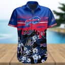 Buffalo Bills Hawaiian Shirt Tropical Flower Beach Gift For Dad Buffalo Bills Hawaiian Shirt Tropical Flower Beach Gift For Dad