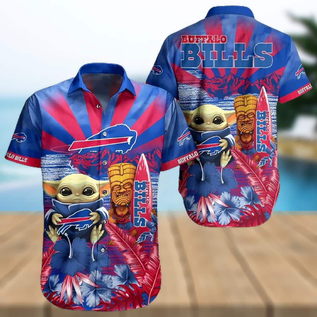 Buffalo Bills Hawaiian Shirt Baby Yoda Star Wars Beach Gift For Friend Buffalo Bills Hawaiian Shirt Baby Yoda Star Wars Beach Gift For Friend
